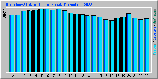 Stunden-Statistik im Monat Dezember 2023