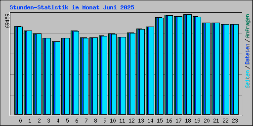 Stunden-Statistik im Monat Juni 2025